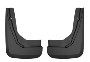 GMC Yukon XL Mud Guards - Front + Rear - Husky Liners - FormFit Design, Custom Contoured - Black - `21-`23